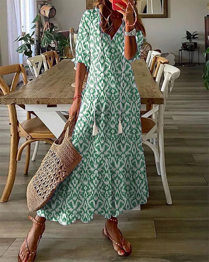 Bynovella - Boho Dress with Belly Coverage - CuroStep
