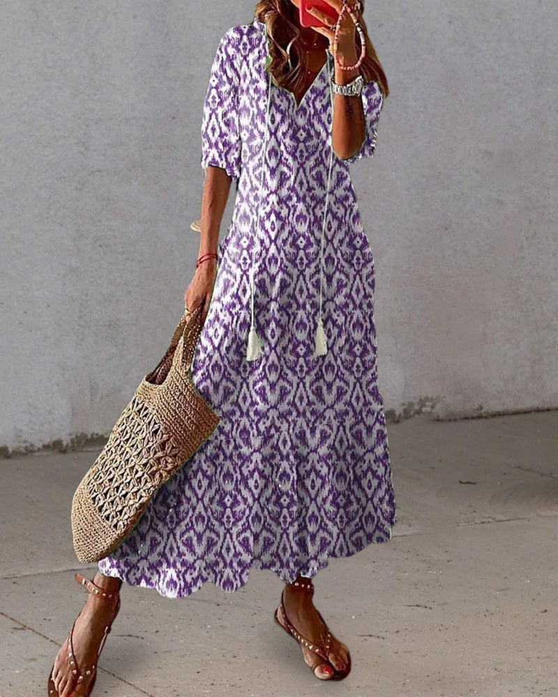Bynovella - Boho Dress with Belly Coverage - CuroStep