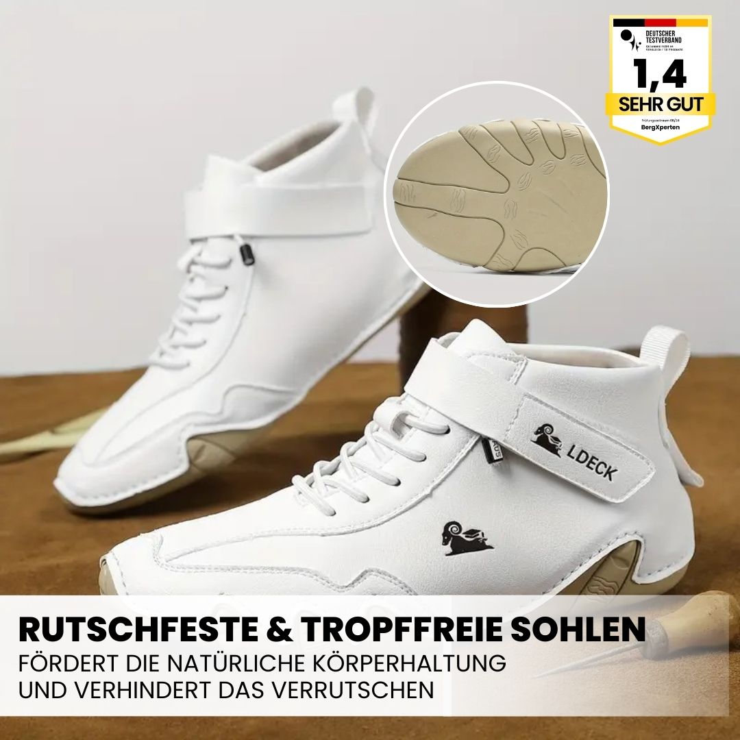 Alpaca - ergonomischer, wasserdichter & schmerzlindernder Leder-Barfußschuh - CuroStep