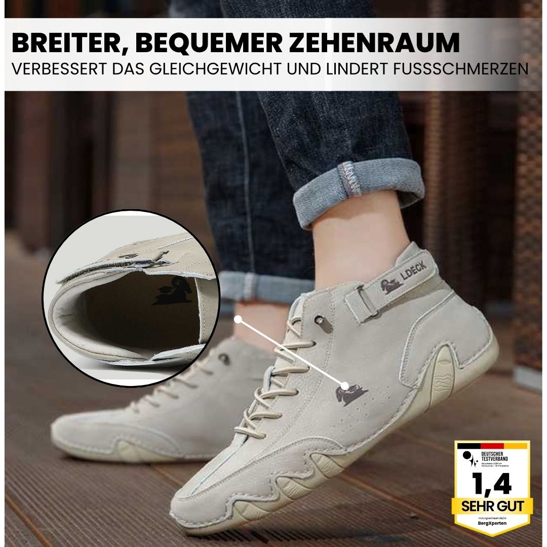 Alpaca - ergonomischer, wasserdichter & schmerzlindernder Leder-Barfußschuh - CuroStep