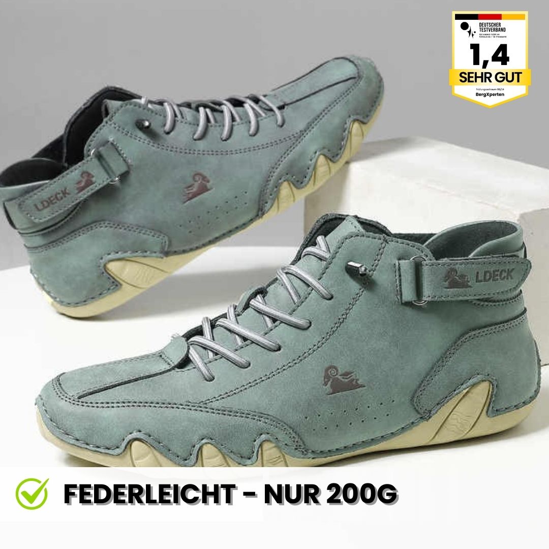Alpaca - ergonomischer, wasserdichter & schmerzlindernder Leder-Barfußschuh - CuroStep