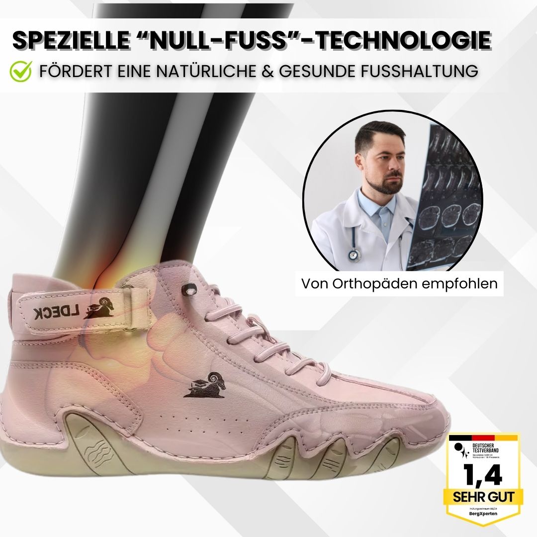 Alpaca - ergonomischer, wasserdichter & schmerzlindernder Leder-Barfußschuh - CuroStep