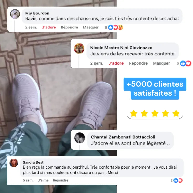 ErgoSport+™ - Baskets à confort orthopédique pour femme - CuroStep