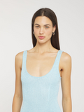 Ana dress - Baia blue sequins - CuroStep
