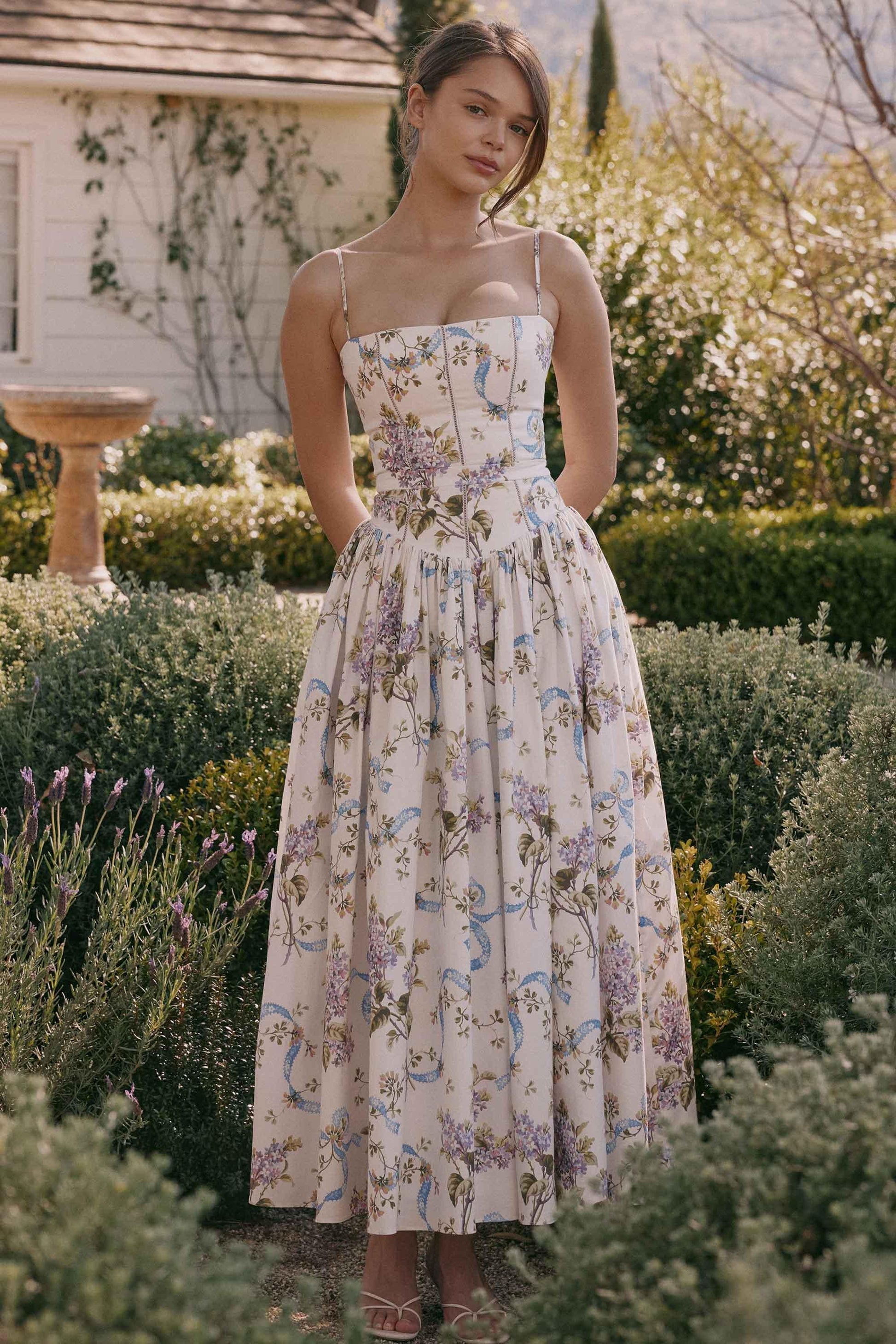 Emmett Flower Fields Maxi Dress - CuroStep