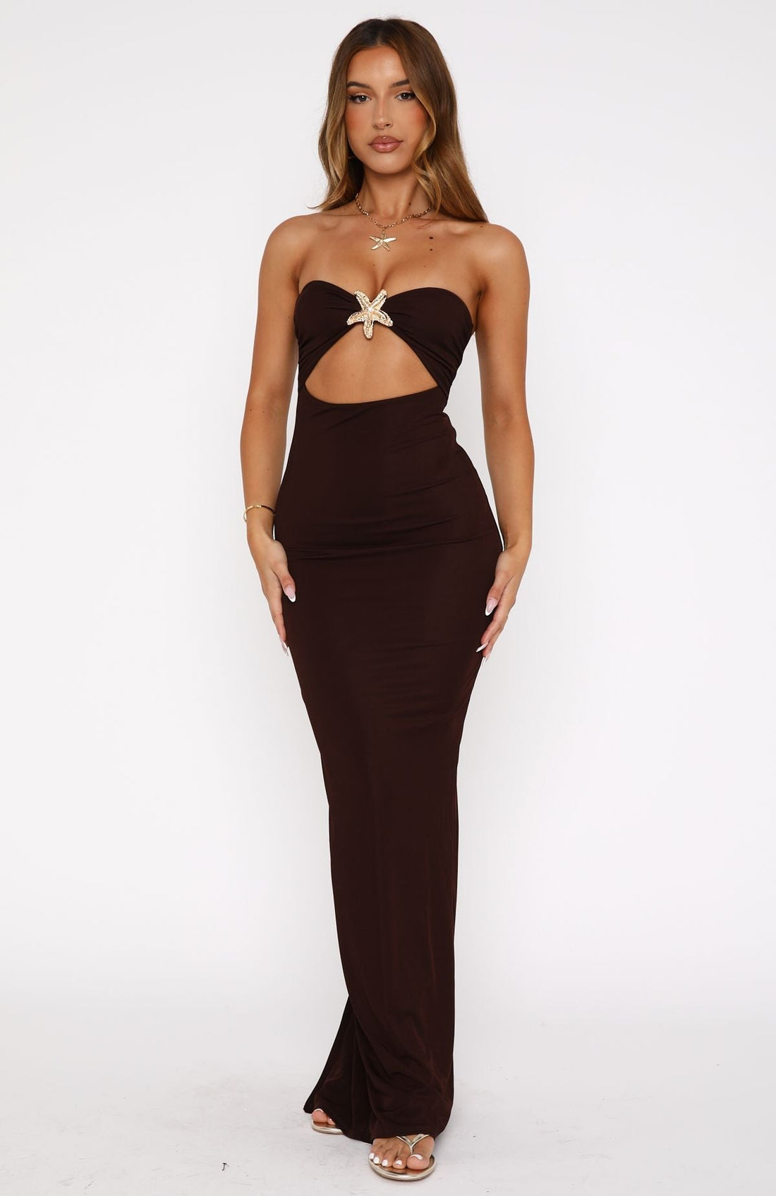 DAMIA | STRAPLESS MAXI DRESS - CuroStep