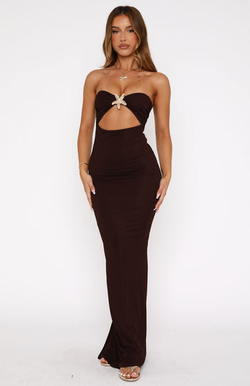 DAMIA | STRAPLESS MAXI DRESS - CuroStep