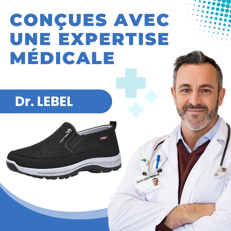 OrthoSport+™ - Chaussures de marche à confort orthopédique homme - CuroStep