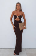 DAMIA | STRAPLESS MAXI DRESS - CuroStep