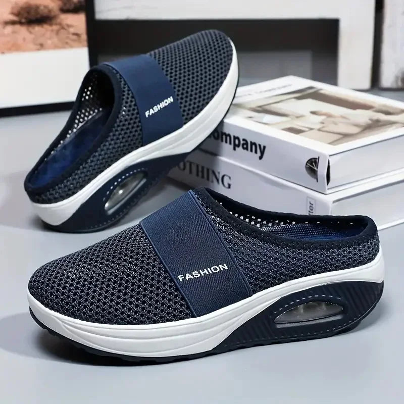 Women Sneakers Casual Female Platform Retro Sneakers 2024 New Summer Women Wedge Shoes Hot Lightweight Loafers Zapatos De Mujer - CuroStep