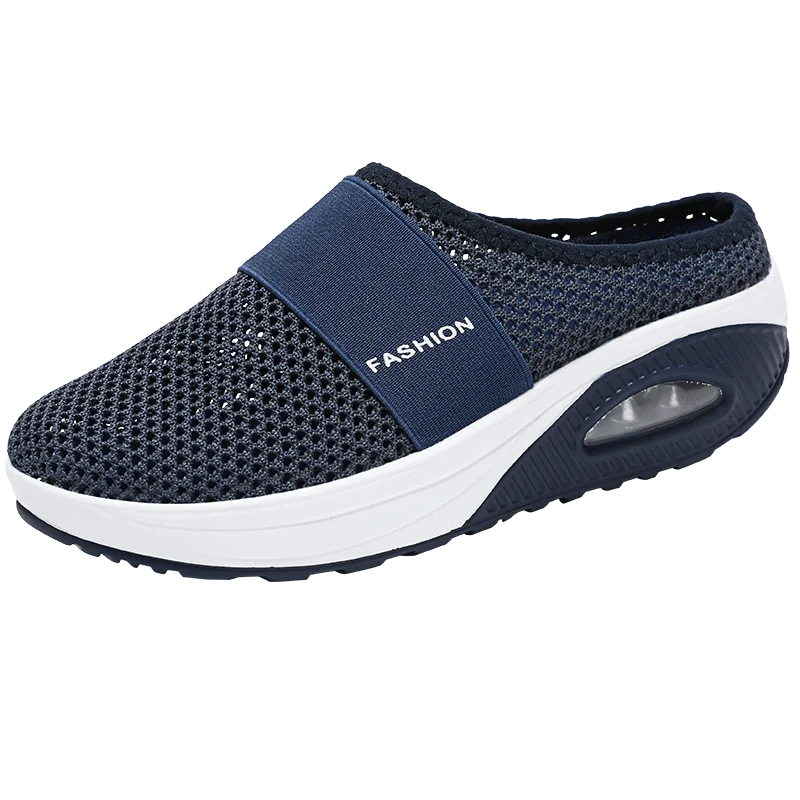 Air Cushion Slip-On Women Slippers Breathable Sandals Men Fashion Slides EVA Bedroom Orginal Soft Shoes Female Comfortable Woman - CuroStep