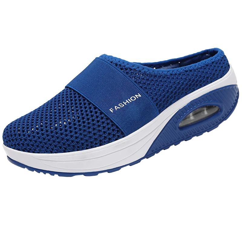 Air Cushion Slip-On Women Slippers Breathable Sandals Men Fashion Slides EVA Bedroom Orginal Soft Shoes Female Comfortable Woman - CuroStep