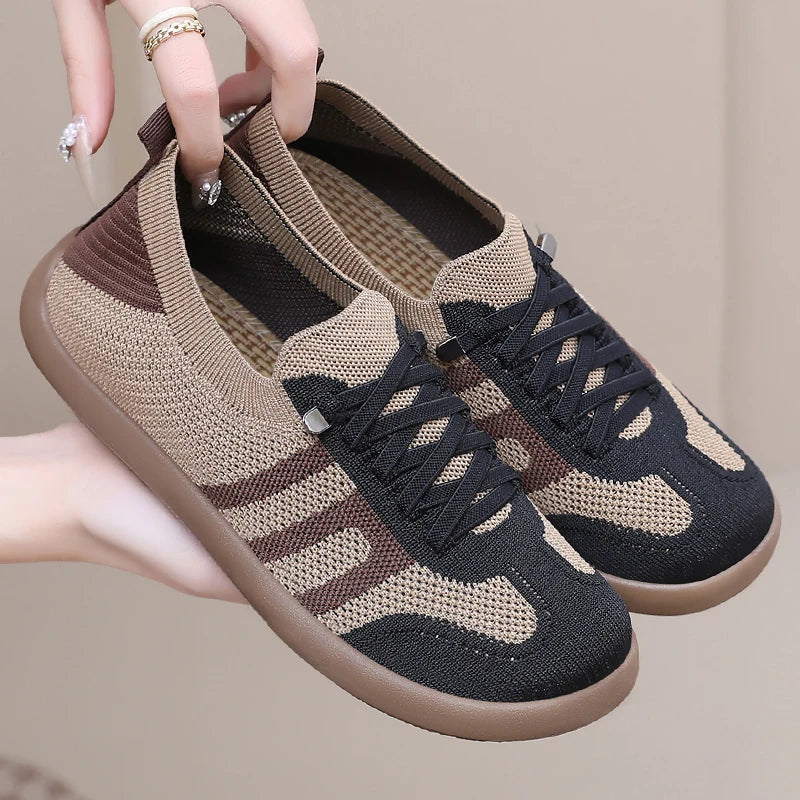 Sapatos femininos, tênis casual, sapatos de verão femininos, sapatos de frete grátis, tecido de malha respirável leve, sapatos mulher 2025 - CuroStep