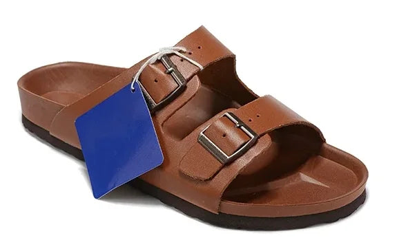 Hot sale Classic Summer Slippers Unisex Arizona style Luxury Brand Famous designer Casual Beach shoes With brand box - CuroStep