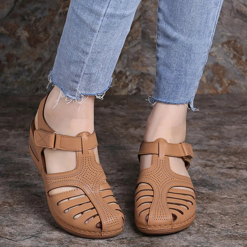 Sandals Shoes Women Summer Beach Women's Sandals Non-Slip Sandals For Women Wedge Shoes Woman Soft Footwear Sandal Women Female - CuroStep