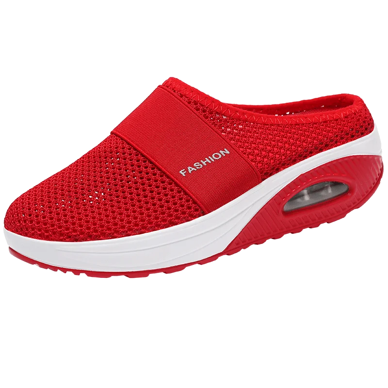 Air Cushion Slip-On Women Slippers Breathable Sandals Men Fashion Slides EVA Bedroom Orginal Soft Shoes Female Comfortable Woman - CuroStep