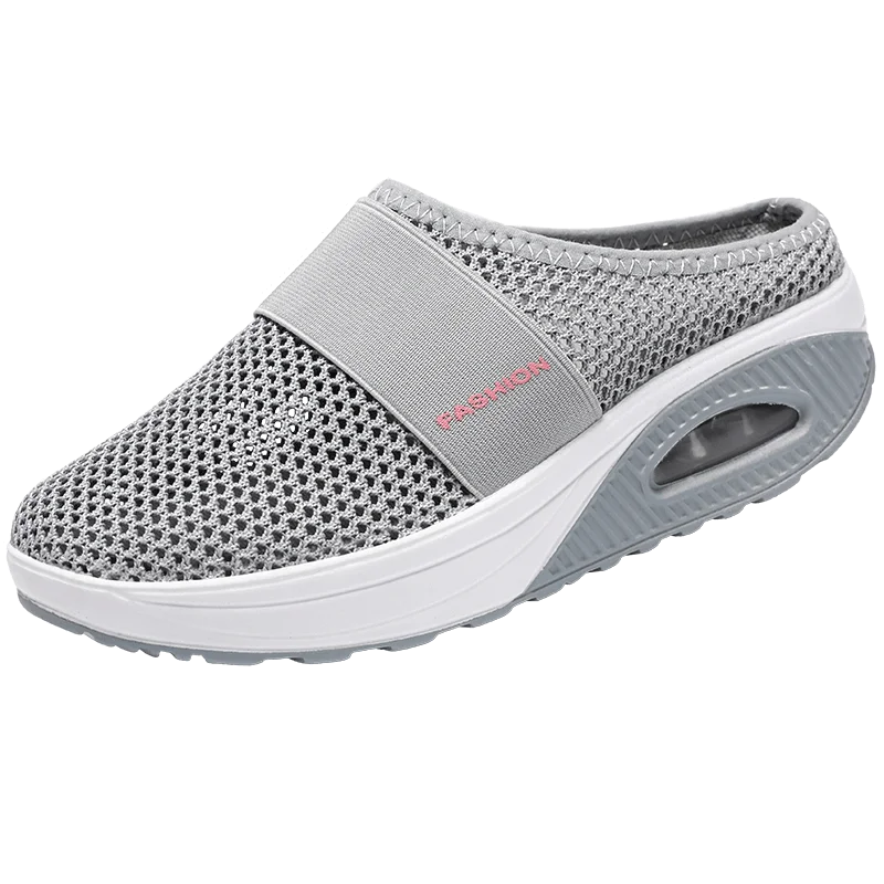 Air Cushion Slip-On Women Slippers Breathable Sandals Men Fashion Slides EVA Bedroom Orginal Soft Shoes Female Comfortable Woman - CuroStep