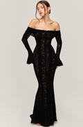 Catherine Lace Maxi Dress - CuroStep