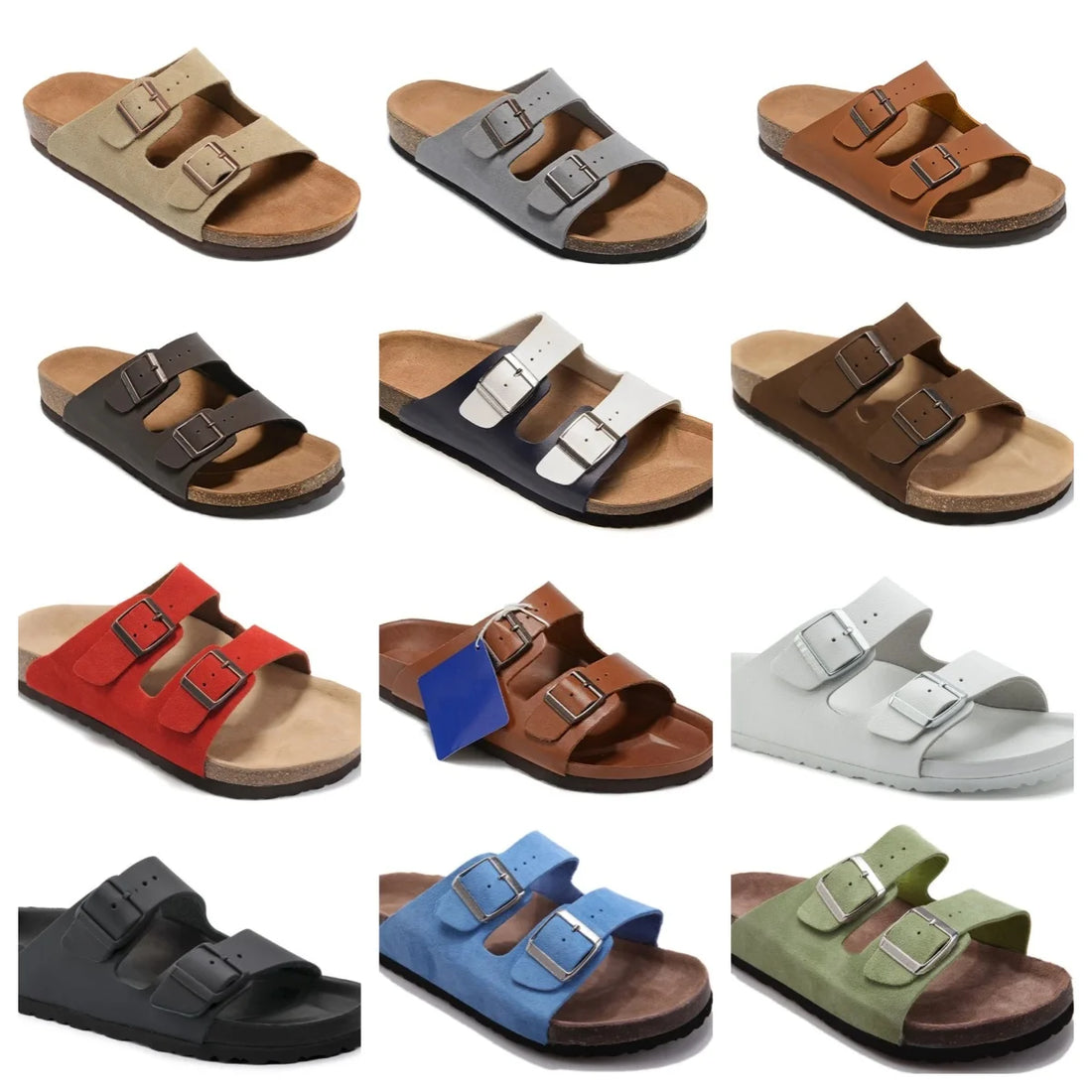 Hot sale Classic Summer Slippers Unisex Arizona style Luxury Brand Famous designer Casual Beach shoes With brand box - CuroStep