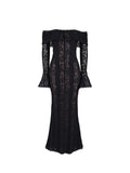 Catherine Lace Maxi Dress - CuroStep
