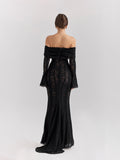 Catherine Lace Maxi Dress - CuroStep