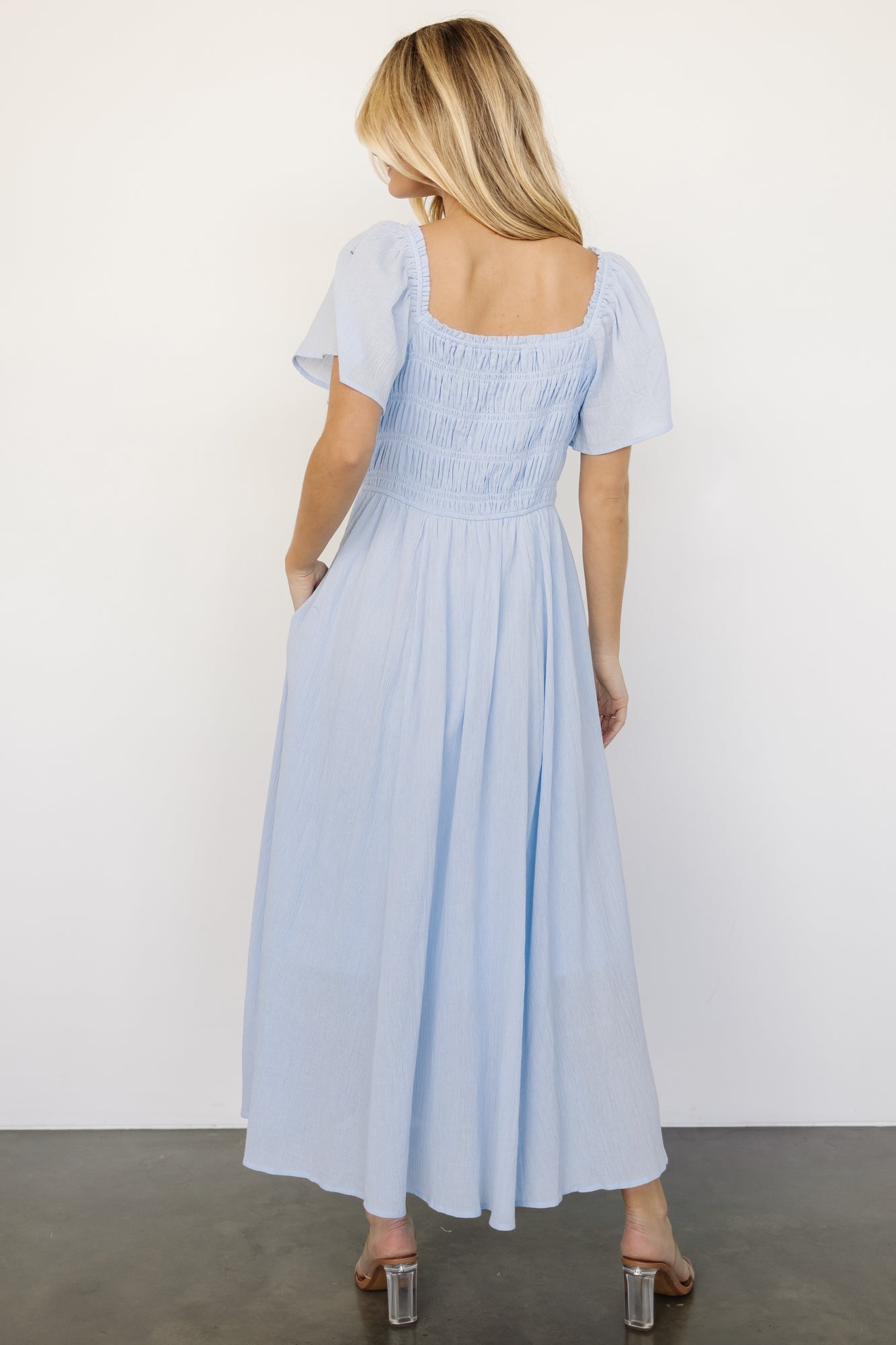 McKay Maxi Dress | Light Blue - CuroStep