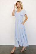 McKay Maxi Dress | Light Blue - CuroStep