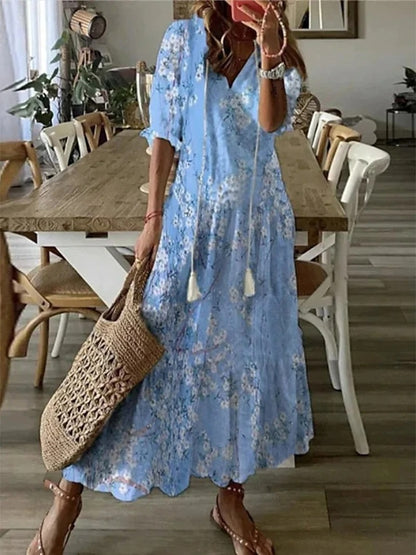 Bynovella - Boho Dress with Belly Coverage - CuroStep