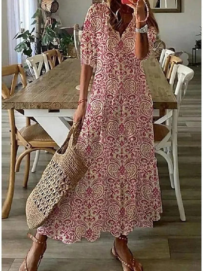 Bynovella - Boho Dress with Belly Coverage - CuroStep